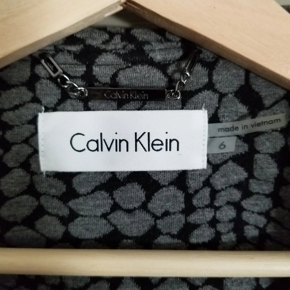 Calvin Klein Open Front Ruffle Jacket - Picture 4 of 4